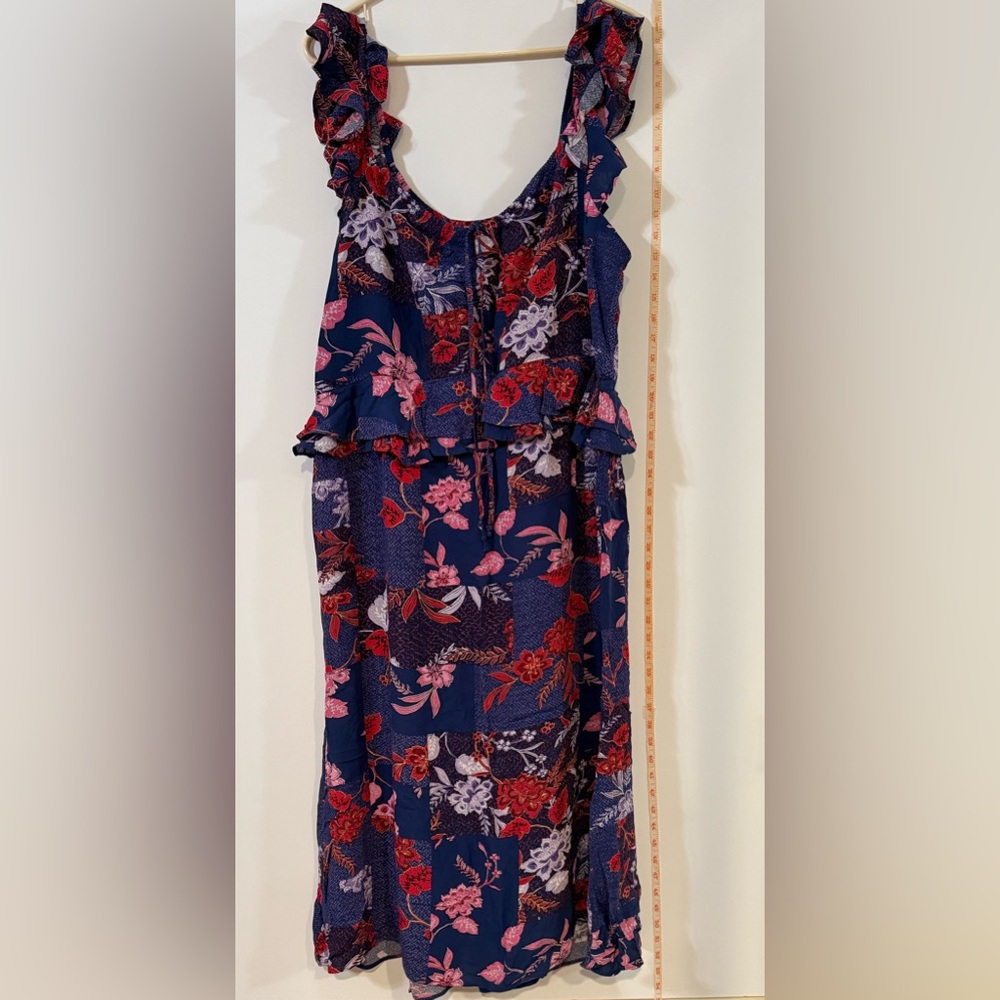 Sofia Jeans By Sofia Vergara Floral Ruffle Dress size XXL